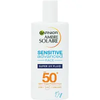 Garnier Ambre Solaire Super Uv Hydrating Face Fluid Spf 50+ Sunscreen 40ml Clair Homme