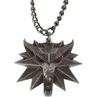 JINX The Witcher Led Medallion 5 Cm Gris