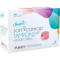 Beppy Soft tampon intime éponge humide sans ficelle - 8 pcs