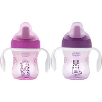 Chicco Train tasse d’apprentissage avec poignées 6m+ Violet 200 ml
