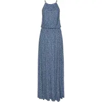 LASCANA Robe bleu-gris / noir