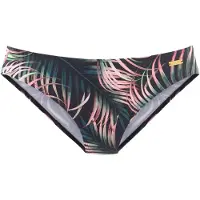 LASCANA Bas de bikini vert / rose / noir