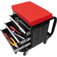 Proplus Tabouret d'atelier mobile