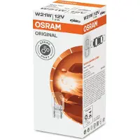 Osram 10 Ampoules 12v W21w Original -Carton- -7505-