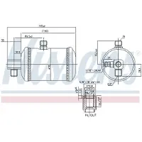 Nissens Filtre déshydratant, climatisation 95100