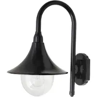Licht-Erlebnisse Applique classique d'extérieur 1xE27 Konstanz noir 8245 Rabalux