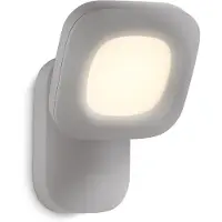 Philips 172758716 Applique murale LED myGarden Cloud, aluminium, gris clair, 3W, lumière blanc chaud équivalente à 26W, 270 lumens
