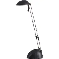 Rabalux Lampe de bureau télescopique noire à LED intégrées 5W Ronald 4334