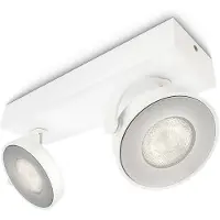 Philips myLiving Clockwork LED Spotbalken, 2-flammig, weiß, 531723116