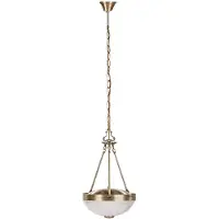 Rabalux Lampe suspendue sur table E27 2x60W couleur marron 8637 Annabella