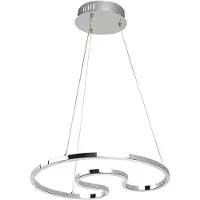 Rabalux Lampe suspendue moderne LED 30W couleur chrome 2190 Melora