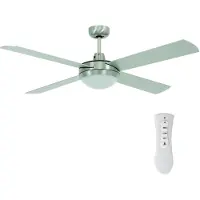 Beacon Ventilateur de plafond en acier inoxydable Futura Mood Ø132cm