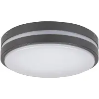 Rabalux Plafond extérieur moderne LED 10W Hamburg anthracite 8847