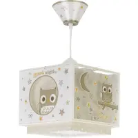 DALBER Lampe suspendue Good Night avec un hibou
