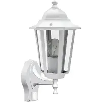 Rabalux Luminaire de façade blanc avec détecteur de mouvement Velence pour ampoule E27 8216