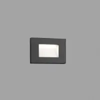 Faro Applique murale encastrée SPARK-1 3000K IP65 gris foncé