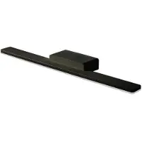 Azzardo Elégant luminaire LED au-dessus du miroir Epsilon, Variante : 600 x 115 x 40 mm, 18 W, 3000 K, noir