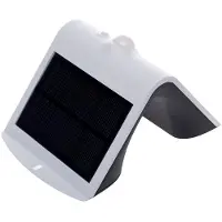 Milagro Applique solaire LED avec détecteur de mouvement BUTTERFLY, blanche, 1,5 W, blanc neutre, 220 lm, plastique, dimensions : 14 x 9 x 7 cm, IP65, Eko-Light
