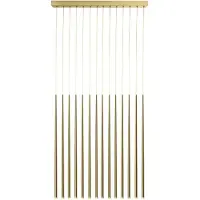 Azzardo Luminaire suspendu minimaliste moderne à LED Louise, Variante : 450 x 750 x 1800 mm, 45 W, or