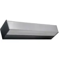 Azzardo Applique LED moderne Peter au-dessus du miroir, Variante : 600 x 70 x 50 mm, 12 W, 764 lm, 3000 K, noir mat