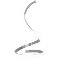 Rabalux Lampe de table design argentée intégrée LED 4.8W Anais 5469