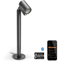 Steinel Projecteur LED à détecteur 7,9W 512 lm 3000 K blanc chaud contrôlable par app Spot Way SC anthracite