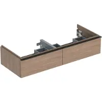 Geberit iCon meuble sous-lavabo double, 2 tiroirs, 118,4x24,7x47,6 cm, 502314, 502.314.JH.1