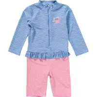 Playshoes Protection UV bleu clair / rose