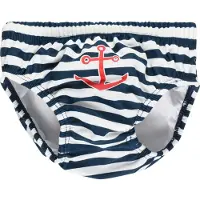 Playshoes Maillot de bain bleu marine / rouge clair / blanc