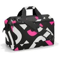 Reisenthel Allrounder L Pocket Bold Signature pink - Sacoche de médecin polyvalente pour le voyage, le travail, Pink