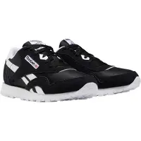 Reebok Baskets classiques en nylon Garçon Juniors Noir/Noir/Blanc