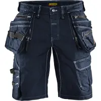 Blakläder Short X1900 Pantalon De Travail Court Denim Stretch 1992 - Bleu Marine - Taille 48 (M)