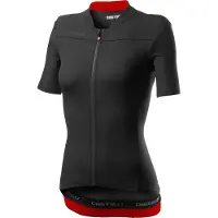 Castelli Maillot de Cyclisme Women Anima 3 Jersey Light Black Red-S
