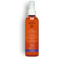 Apivita BEE SUN SAFE Huile Corps Sublimatrice de bronzage SPF30 200 ml Huile