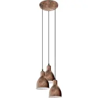 Eglo 49493 - Lustre PRIDDY 1 3xE27/60W/230V
