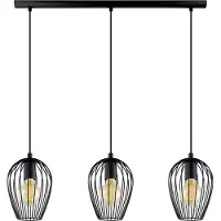 Eglo Lampe à suspendre Newtown 3-flammes, E27, noir