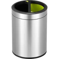 EKO Poubelle EKO Recycle Open Top 10L Argent