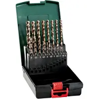 Metabo 627121000 Jeu De Forets Métalliques 19 Pièces Dans Un Coffret