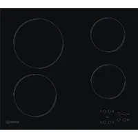 Indesit Table de cuisson vitrocéramique 60cm 4 feux 6200w noir - - RI161C -