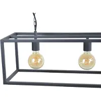 Urban Interiors Lampe à suspension Frame 4 lumières noir