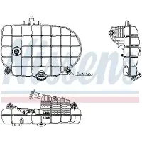 Nissens Vase d'expansion, liquide de refroidissement 996088