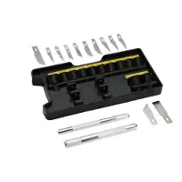 Stanley Jeu de couteaux de modélisme avec 12 lames