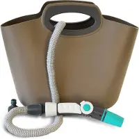 G.F. Garden G.F. Aquapop 30 tuyau textile gris + armature + sac, 10/30 m