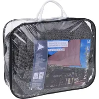 Koopman ProGarden Toile d'ombrage triangulaire Gris foncé 3,6x3,6x3,6 m