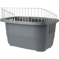 Fastrider Rino Klickfix 16l Dogs Front Basket Gris
