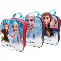 Disney Frozen Sac à dos à trois panneaux Sac d'école à trois compartiments