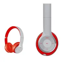 Freestyle Casques Bluetooth avec Microphone Omega Freestyle FH0915GR Rouge Gris