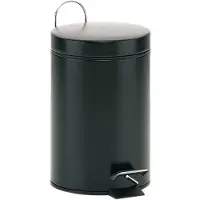 kela Seau à cosmétiques Graphite Métal noir 26cm 17cmØ 3l, 20903