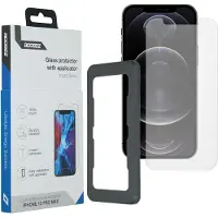 Accezz Protection d'écran en verre trempé Glass + Applicateur pour Apple iPhone 12 Pro Max
