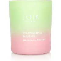 Joik Organic Joik Home & Spa Bougie Parfumée Fraise Et Rhubarbe 150 G
